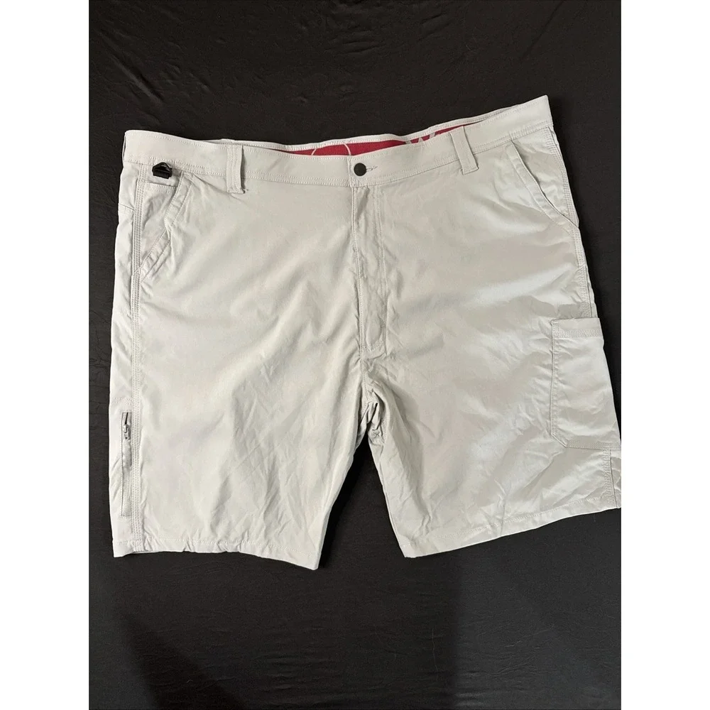 WRANGLER Cargo Shorts Sz 48 Gray Stretch‎ Utility Pocket Hiking Outdoor